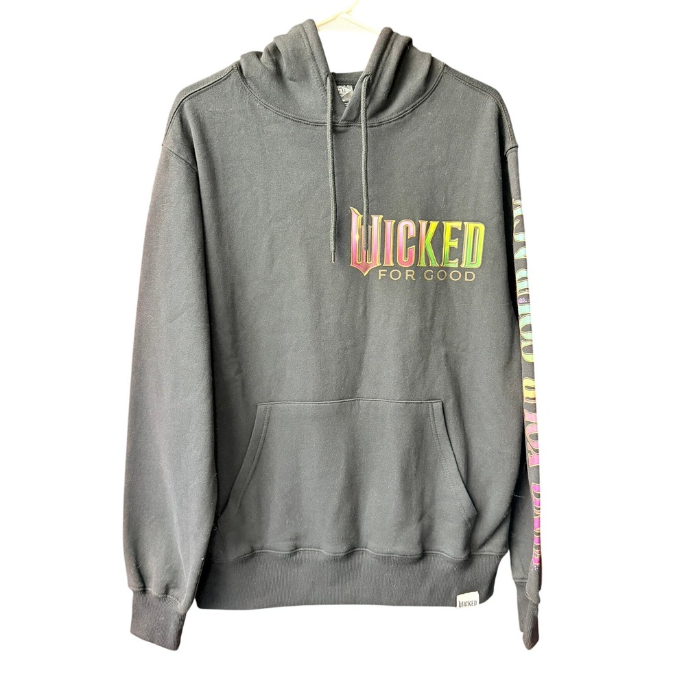 Wicked For Good Hoodie Women S Mad Engine Black Glinda For Good Witch Graphic